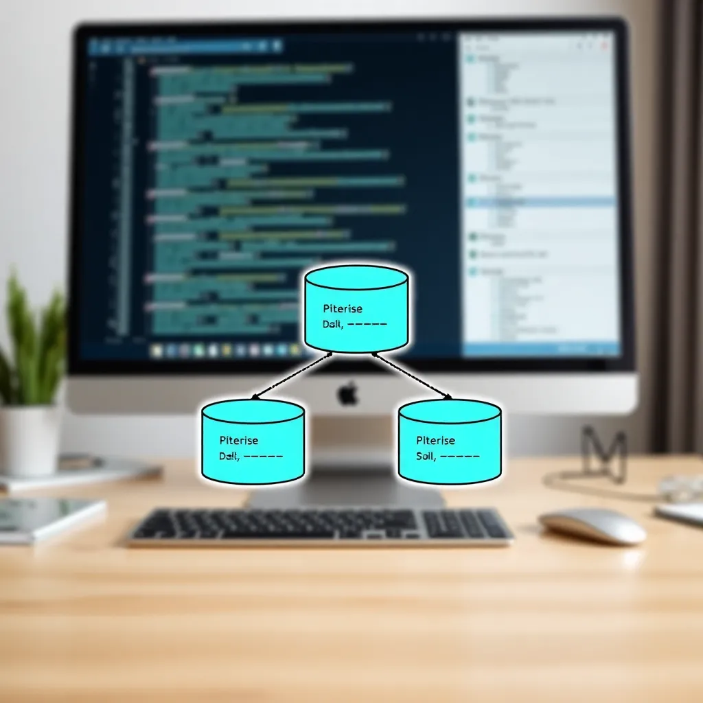 Een Nederlandse IT-professional die gegevens analyseert op een computerscherm